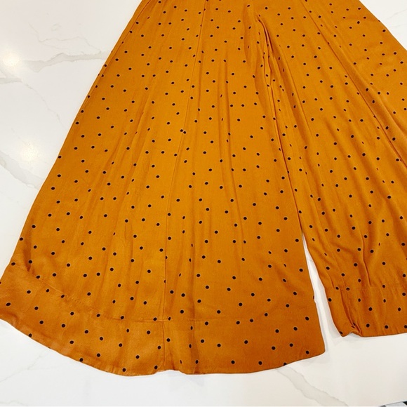 Free People Jamboree Wide Leg Polka Dot Jumpsuit Sz XS - Picture 6 of 16